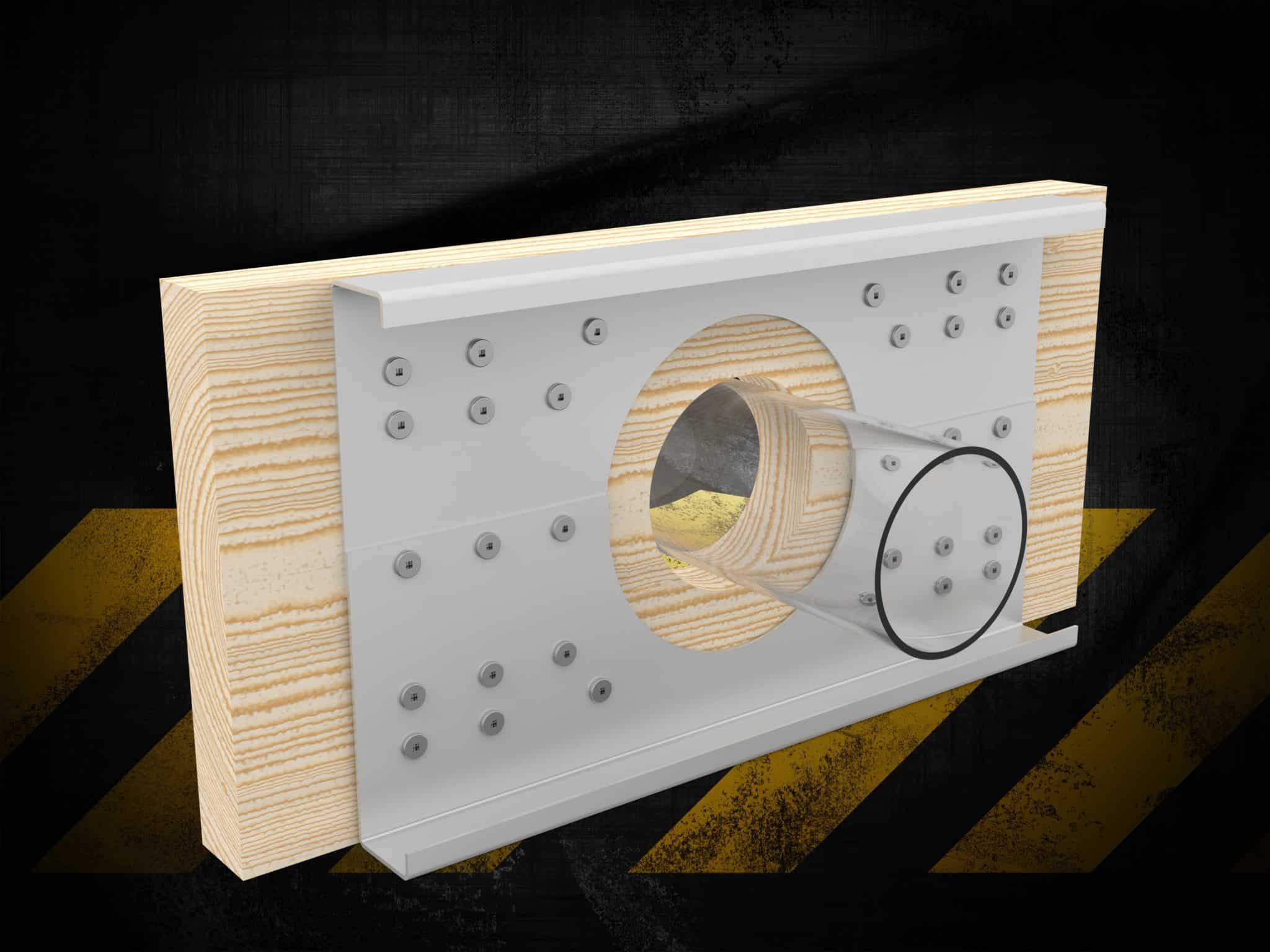 2810HR JOIST HOLE REINFORCER Metwood Building Solutions