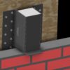 MTW Deck Ledger Bracket - Brick - Image 2