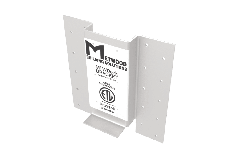 Deck Ledger Siding MTWDeck Bracket Metwood Building Solutions